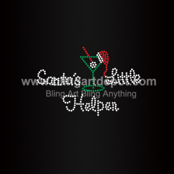 Santa's Little Helpen Letters Iron Ons Santa's Little Helpen Letters Iron Ons